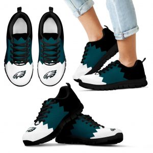 Incredible Line Zig Zag Disorder Beautiful Philadelphia Eagles Sneakers