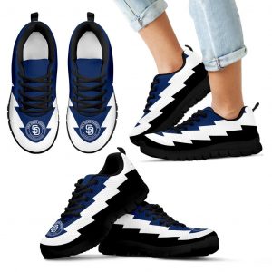 Incredible San Diego Padres Sneakers Jagged Saws Creative Draw
