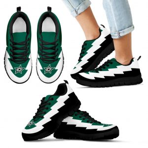 Jagged Saws Creative Draw Dallas Stars Sneakers