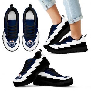 Jagged Saws Creative Draw Edmonton Oilers Sneakers