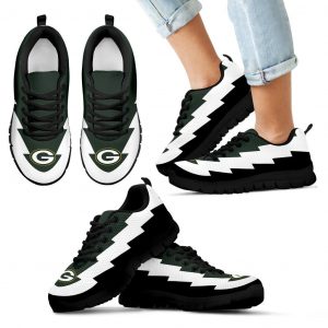 Jagged Saws Creative Draw Green Bay Packers Sneakers