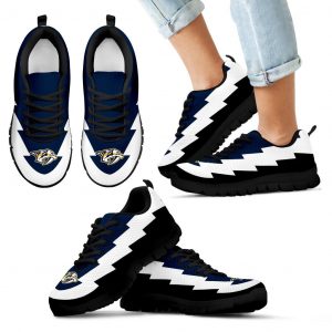 Jagged Saws Creative Draw Nashville Predators Sneakers