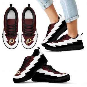 Jagged Saws Creative Draw Washington Redskins Sneakers