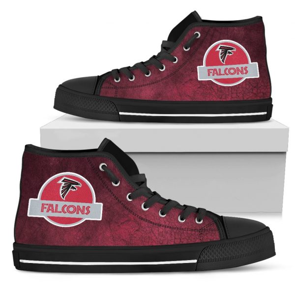 Jurassic Park Atlanta Falcons High Top Shoes