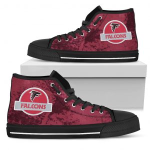 Jurassic Park Atlanta Falcons High Top Shoes