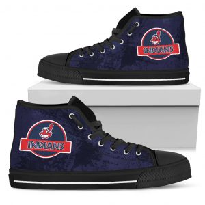Jurassic Park Cleveland Indians High Top Shoes