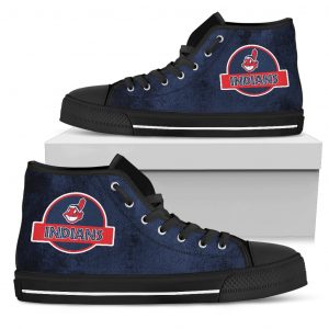 Jurassic Park Cleveland Indians High Top Shoes