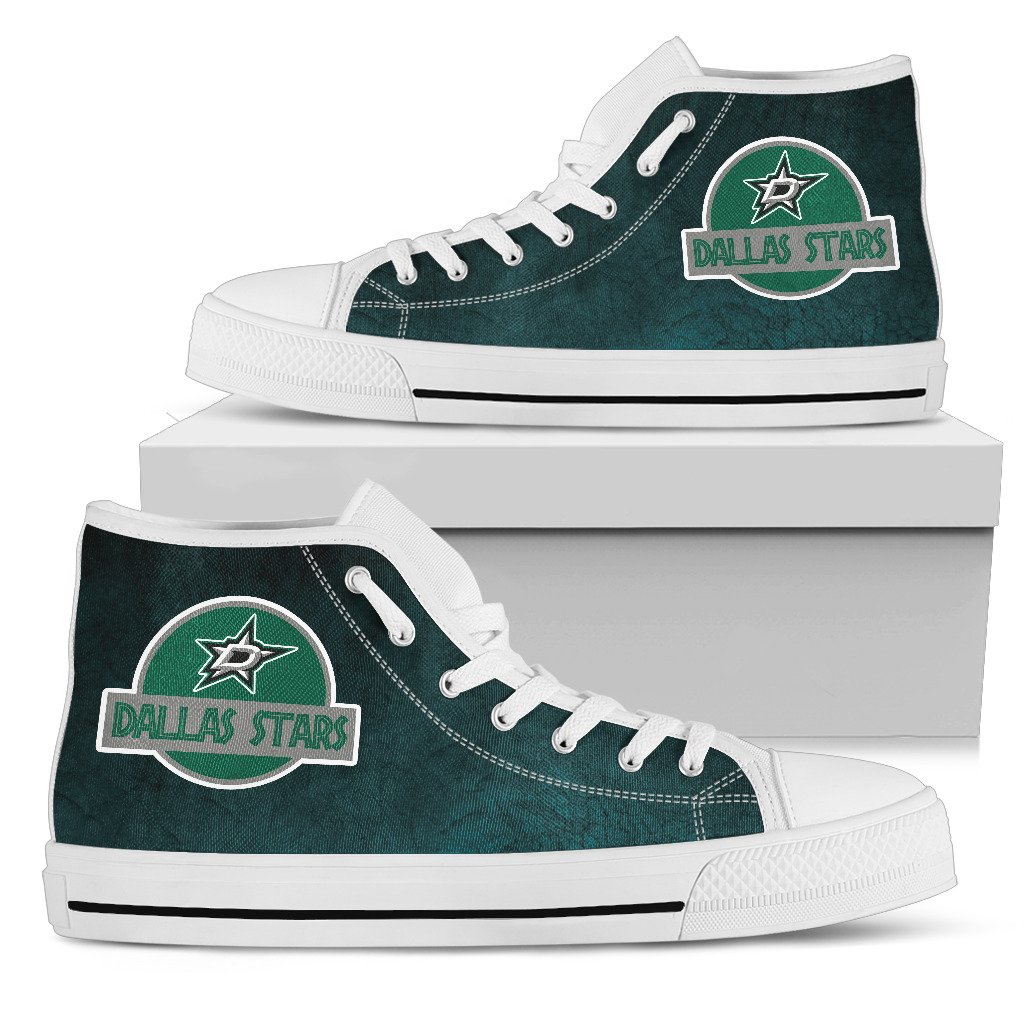 Jurassic-Park-Dallas-Stars-High-Top-Shoes-1
