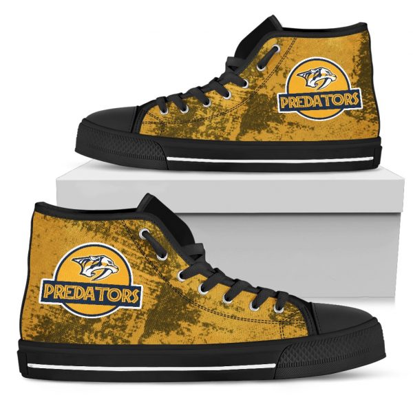 Jurassic Park Nashville Predators High Top Shoes