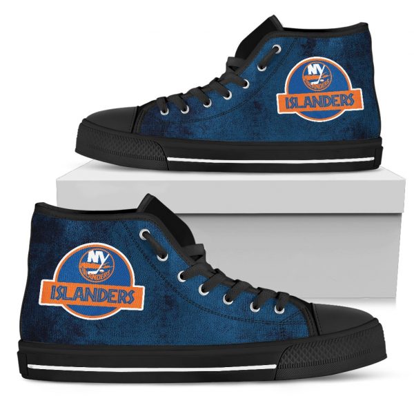 Jurassic Park New York Islanders High Top Shoes