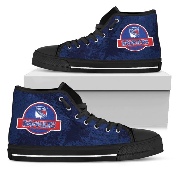 Jurassic Park New York Rangers High Top Shoes