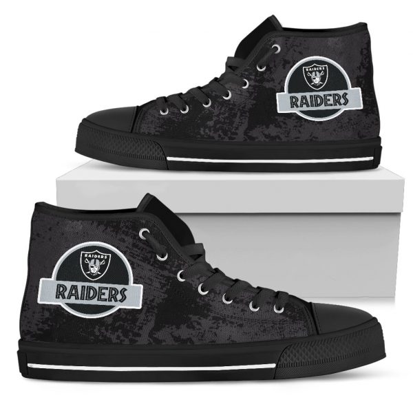 Jurassic Park Oakland Raiders High Top Shoes