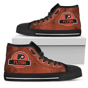 Jurassic Park Philadelphia Flyers High Top Shoes