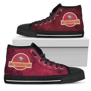 Jurassic Park San Francisco 49ers High Top Shoes