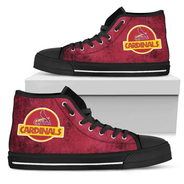 Jurassic Park St. Louis Cardinals High Top Shoes