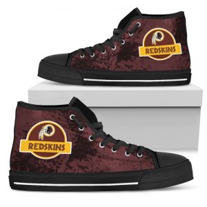 Jurassic Park Washington Redskins High Top Shoes