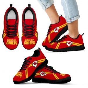 Kansas City Chiefs Parallel Line Logo Sneakers
