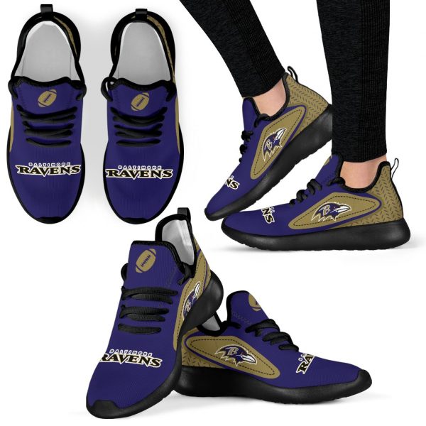 Legend React Baltimore Ravens Mesh Knit Sneakers