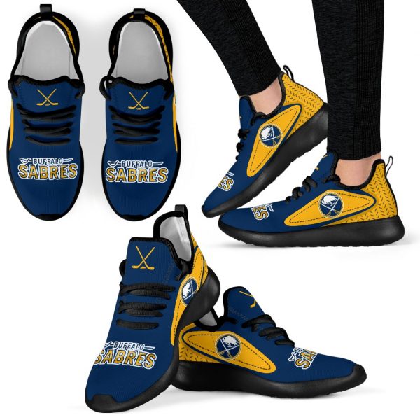 Legend React Buffalo Sabres Mesh Knit Sneakers