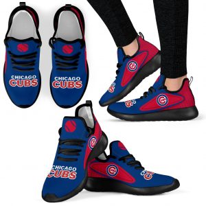 Legend React Chicago Cubs Mesh Knit Sneakers