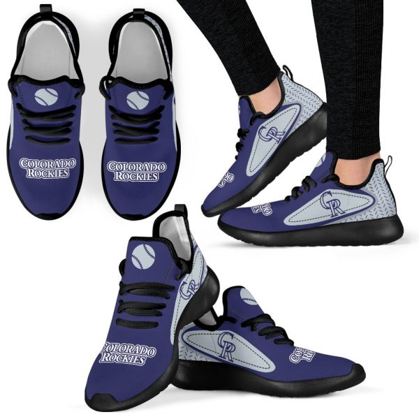 Legend React Colorado Rockies Mesh Knit Sneakers