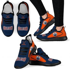 Legend React Edmonton Oilers Mesh Knit Sneakers