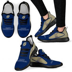 Legend React Navy Midshipmen Mesh Knit Sneakers