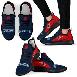 Legend React New England Patriots Mesh Knit Sneakers