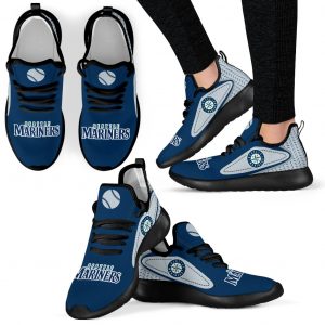 Legend React Seattle Mariners Mesh Knit Sneakers