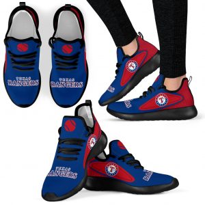 Legend React Texas Rangers Mesh Knit Sneakers