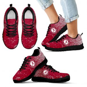 Light Tiny Pixel Smashing Pieces Alabama Crimson Tide Sneakers