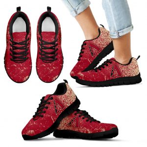 Light Tiny Pixel Smashing Pieces Arizona Diamondbacks Sneakers