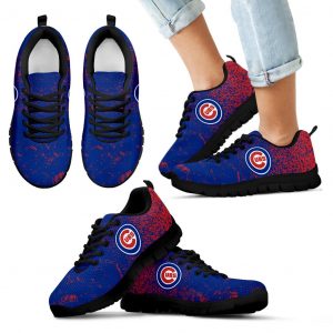 Light Tiny Pixel Smashing Pieces Chicago Cubs Sneakers