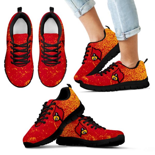 Light Tiny Pixel Smashing Pieces Louisville Cardinals Sneakers