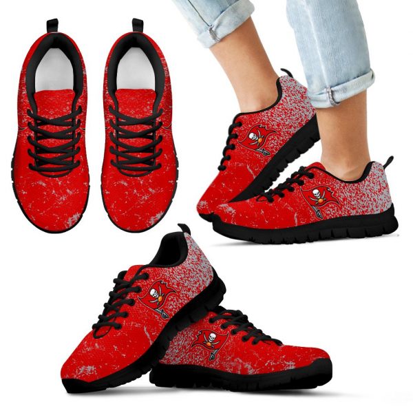 Light Tiny Pixel Smashing Pieces Tampa Bay Buccaneers Sneakers