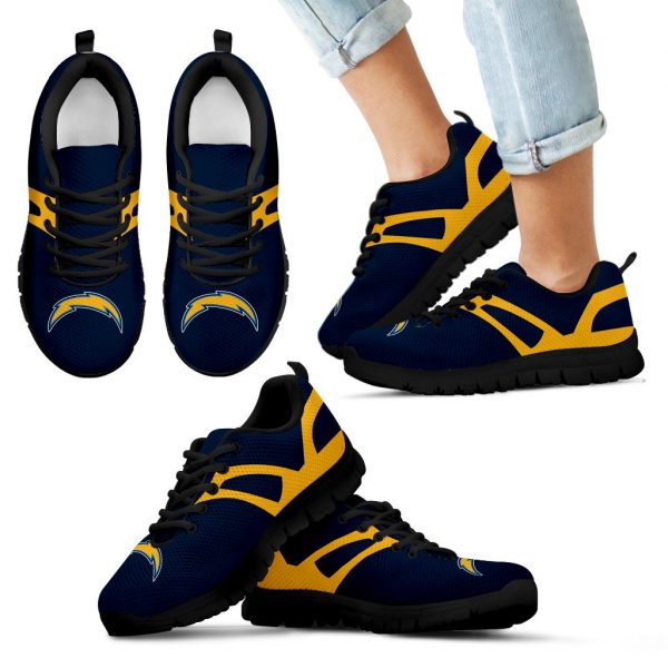 Line Amazing Bottom Los Angeles Chargers Sneakers
