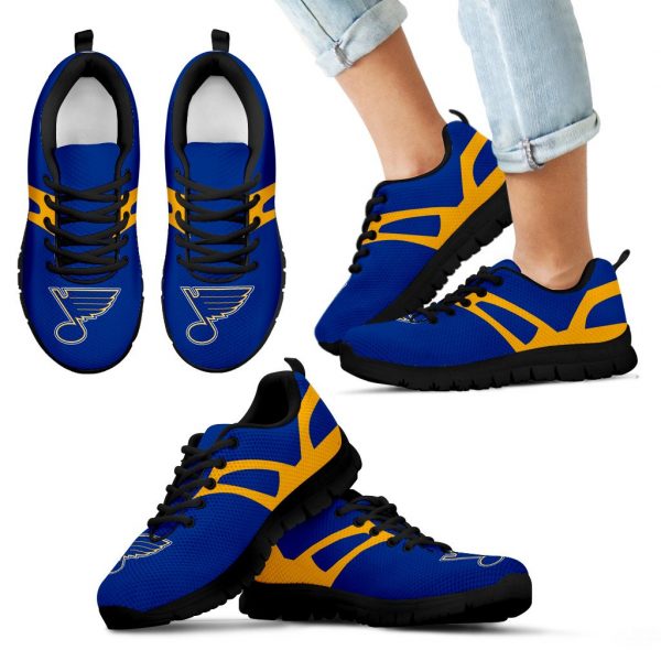 Line Amazing Bottom St. Louis Blues Sneakers