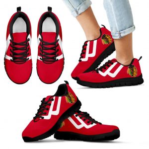 Line Bottom Straight Chicago Blackhawks Sneakers