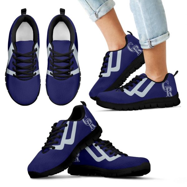 Line Bottom Straight Colorado Rockies Sneakers