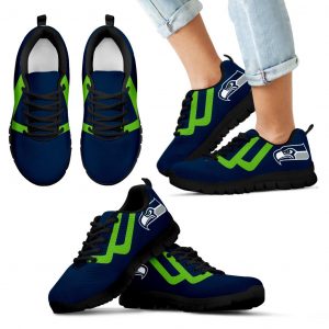 Line Bottom Straight Seattle Seahawks Sneakers