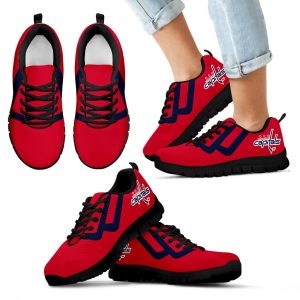 Line Bottom Straight Washington Capitals Sneakers