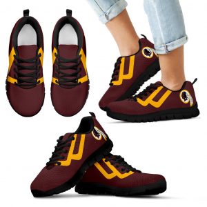 Line Bottom Straight Washington Redskins Sneakers