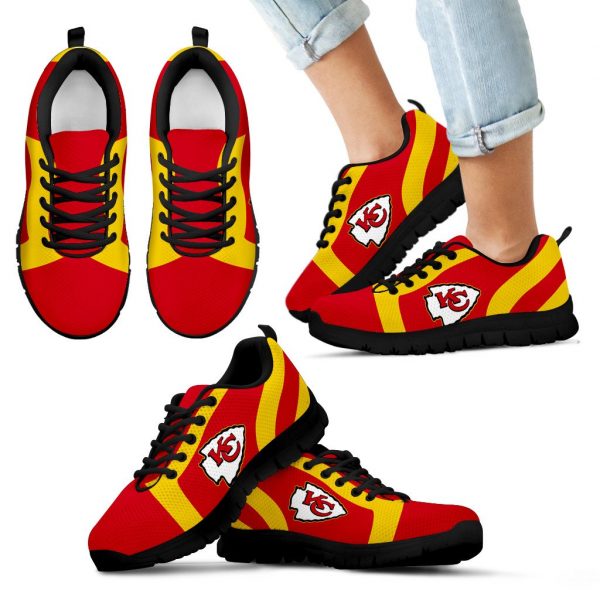 Line Inclined Classy Kansas City Chiefs Sneakers