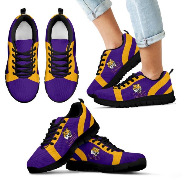 Line Inclined Classy LSU Tigers Sneakers