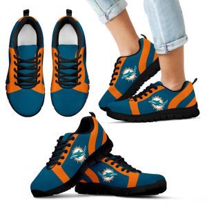 Line Inclined Classy Miami Dolphins Sneakers