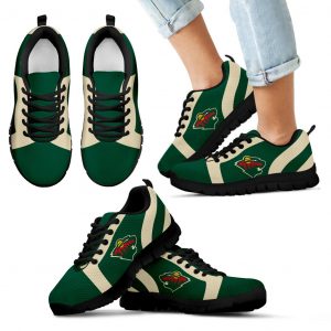 Line Inclined Classy Minnesota Wild Sneakers