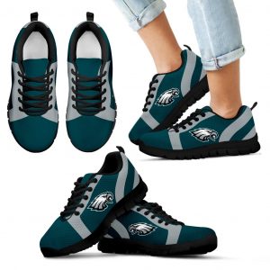 Line Inclined Classy Philadelphia Eagles Sneakers