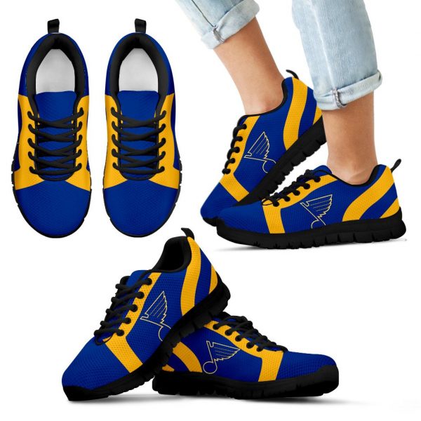 Line Inclined Classy St. Louis Blues Sneakers