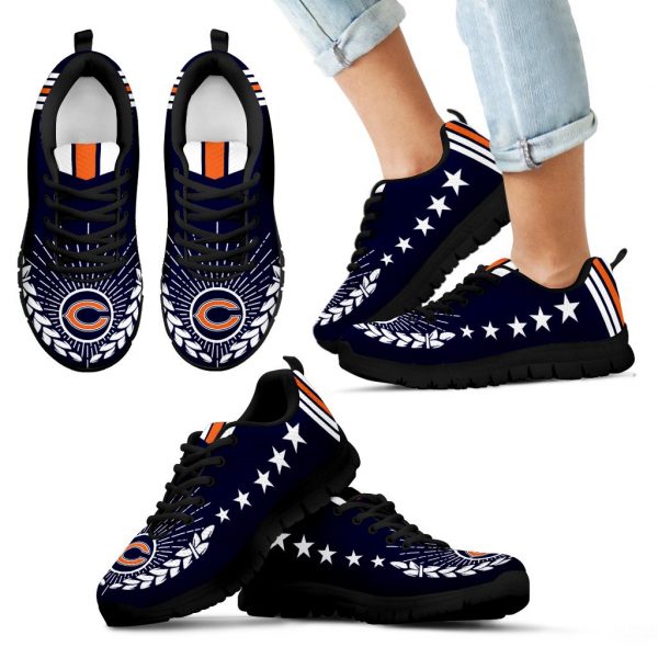 Line Of Stars Victory Chicago Bears Sneakers