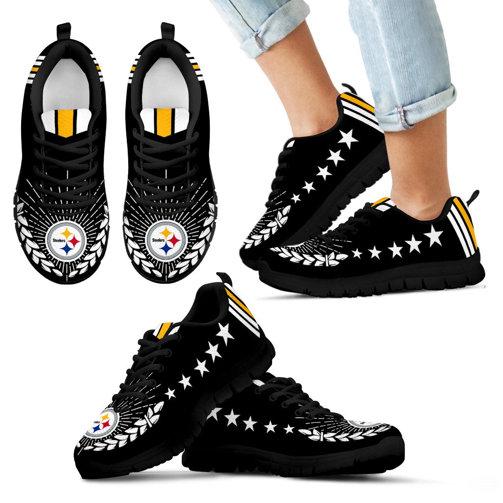 Line Of Stars Victory Pittsburgh Steelers Sneakers Line Of Stars Victory Pittsburgh Steelers Sneakers